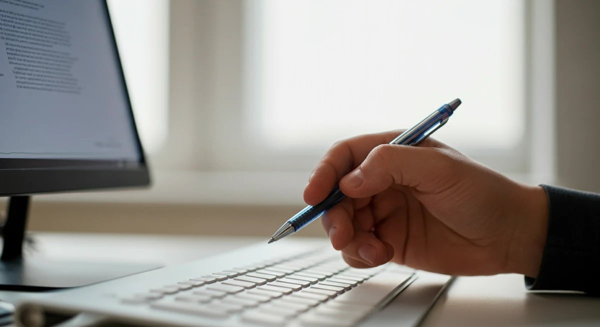 Hender stopper over tastaturet, perfeksjonisme jobb og frykt for godt nok.