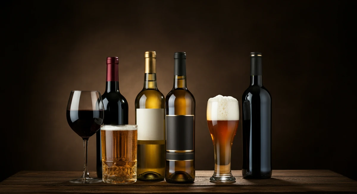 Ulike alkohol-typer har ulike biokjemiske komponenter utover etanol
