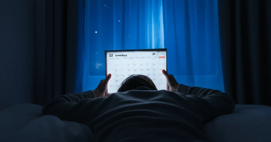 Dårlig søvn natta før viktig dag — anticipatory anxiety i kropp