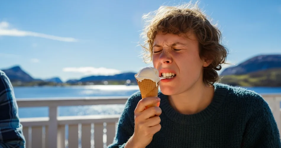 Tannsmerter fra is kommer og går hos mange mennesker